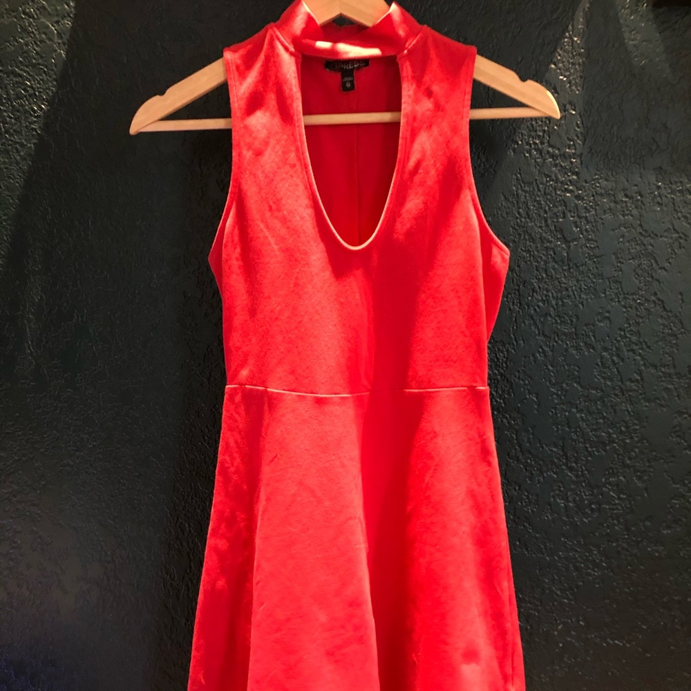 Express Hot Pink Keyhole Bust Cocktail Dress